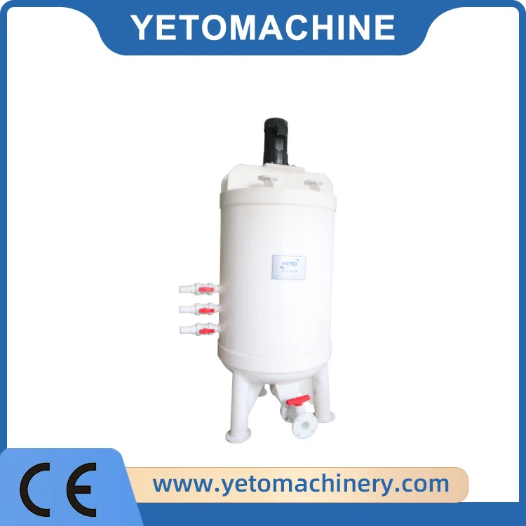 Tangki pencampur plastik asam dan basa basa