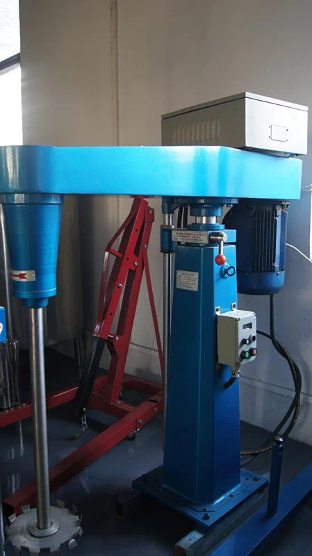 hydraulic lifting high speed dispenser blending machine