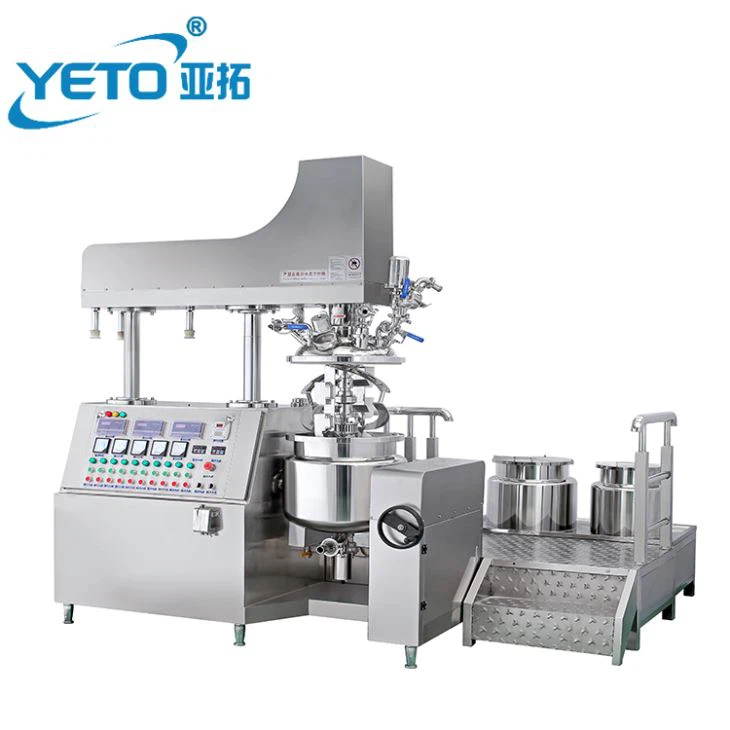 50L Cream Paste Vacuum Stirring Homogenizing Emulsifier Manufacture Machine untuk Kosmetik