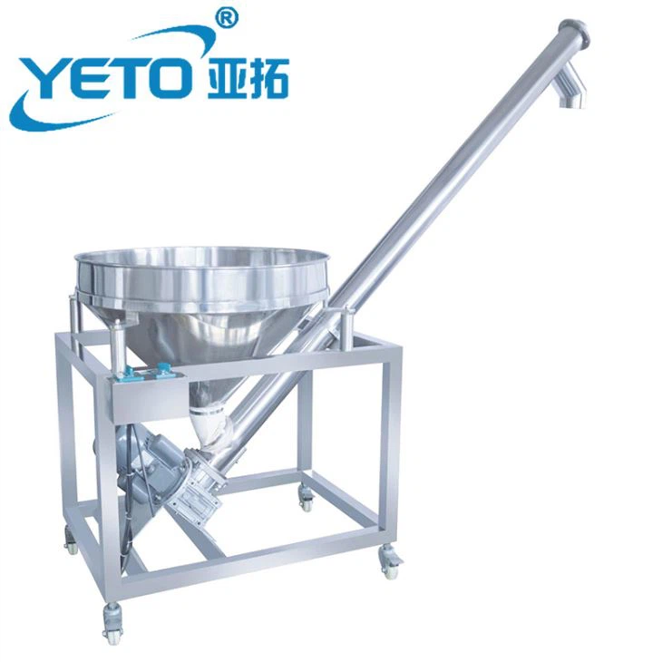 Mesin Transfer Bubuk Stainless Steel Roller Terhubung dengan Bag Packing Machine