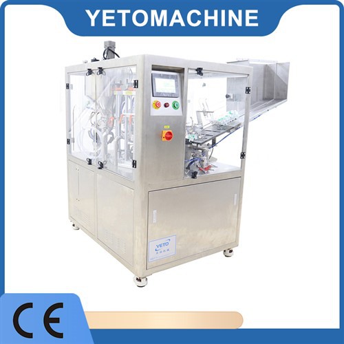 Mesin Pengisian Dan Penyegelan Tabung Plastik Otomatis untuk mengemas krim tangan pasta gigi sampo